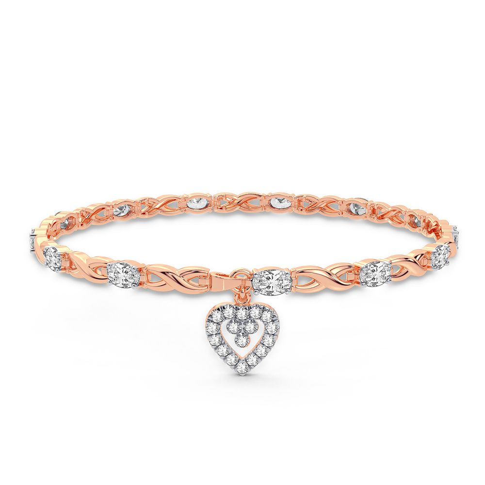 0.10 ct Diamond Bracelet in 10K Gold