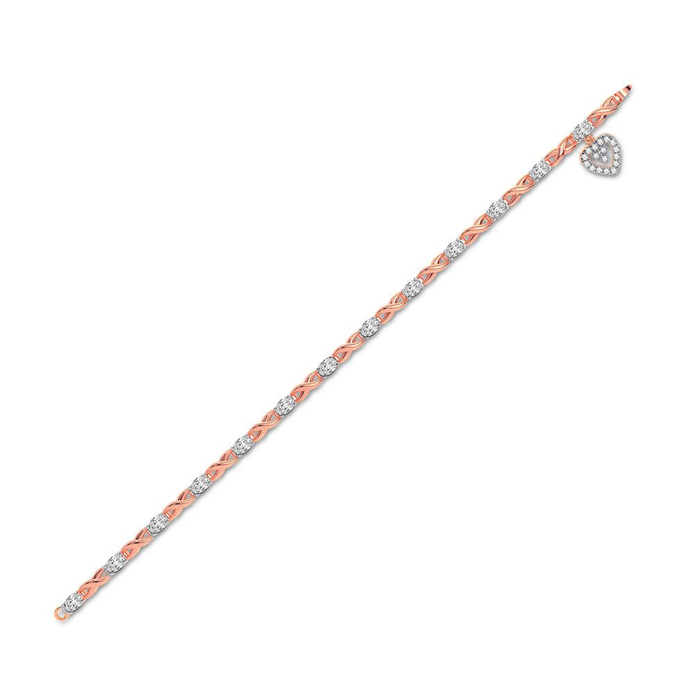 0.10 ct Diamond Bracelet in 10K Gold
