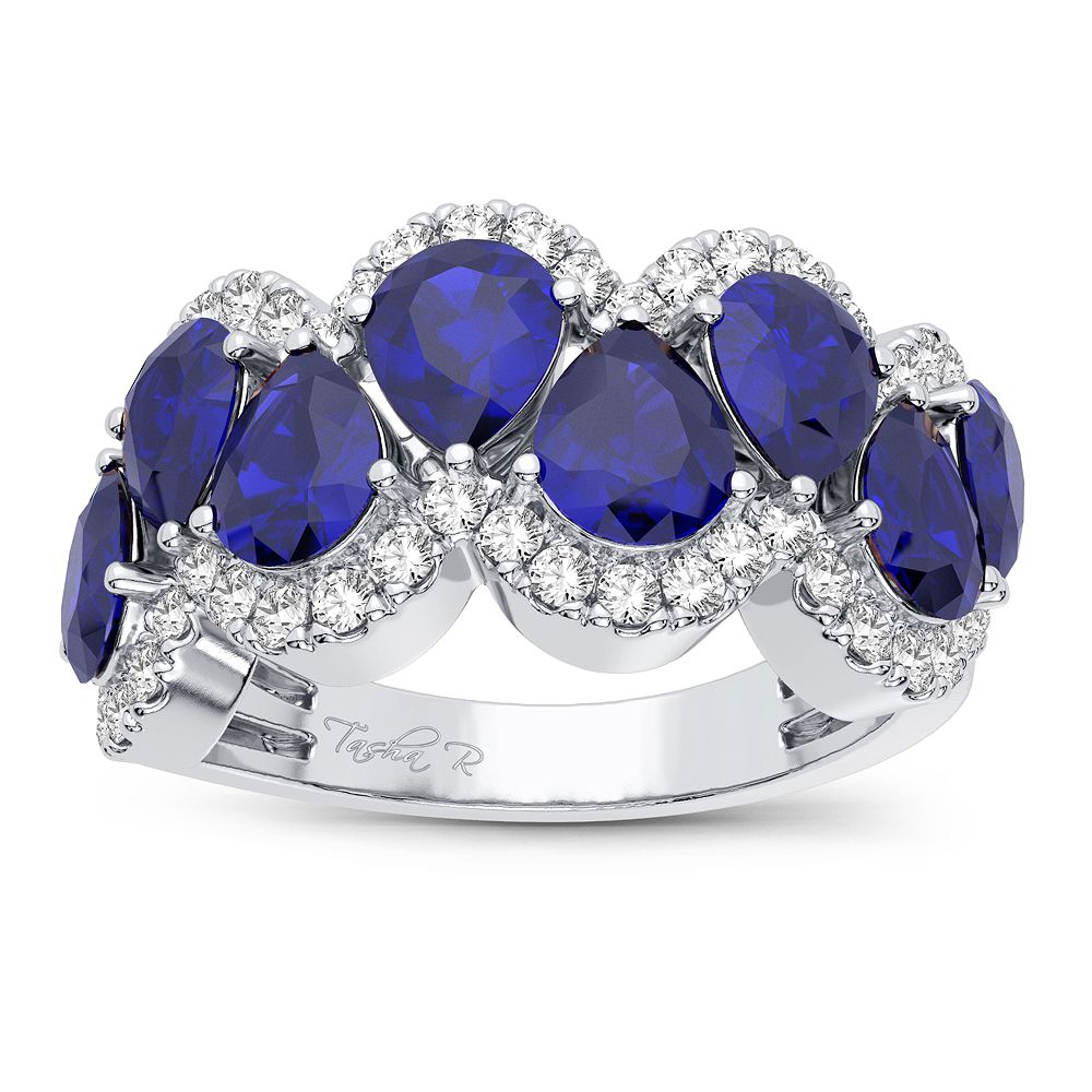 0.50 ct Sapphire & Diamond Ring in 14K Gold