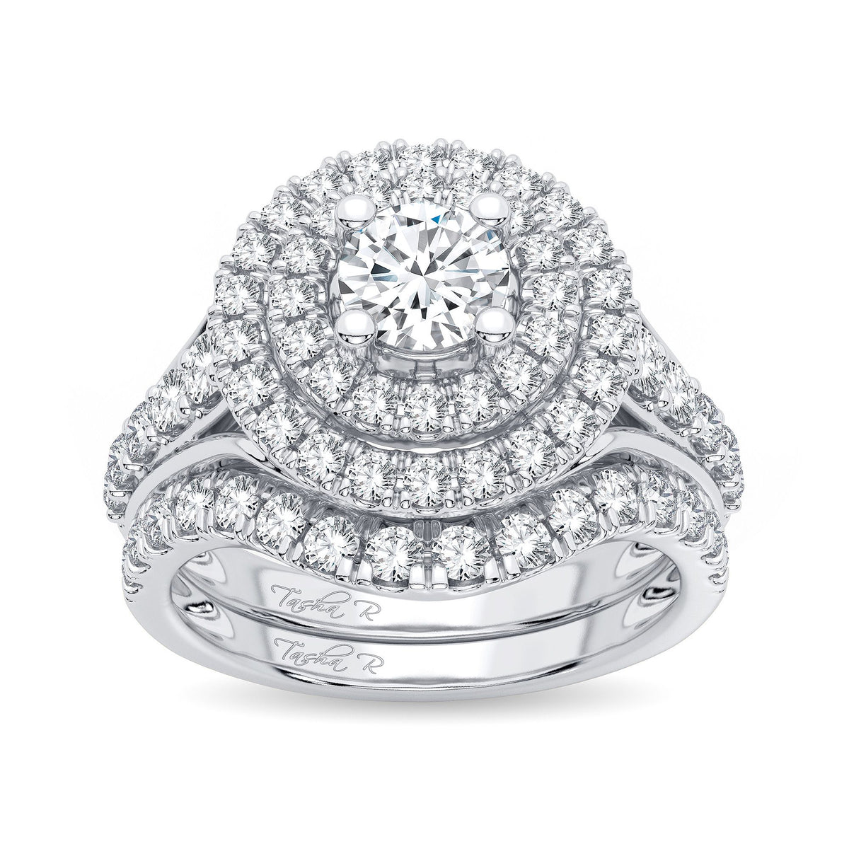 2.00 ct Diamond Bridal Ring in 14K Gold