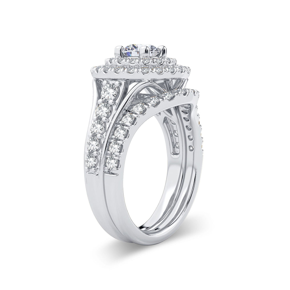 2.00 ct Diamond Bridal Ring in 14K Gold