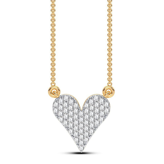 0.25 ct Diamond Necklace in 14K Gold