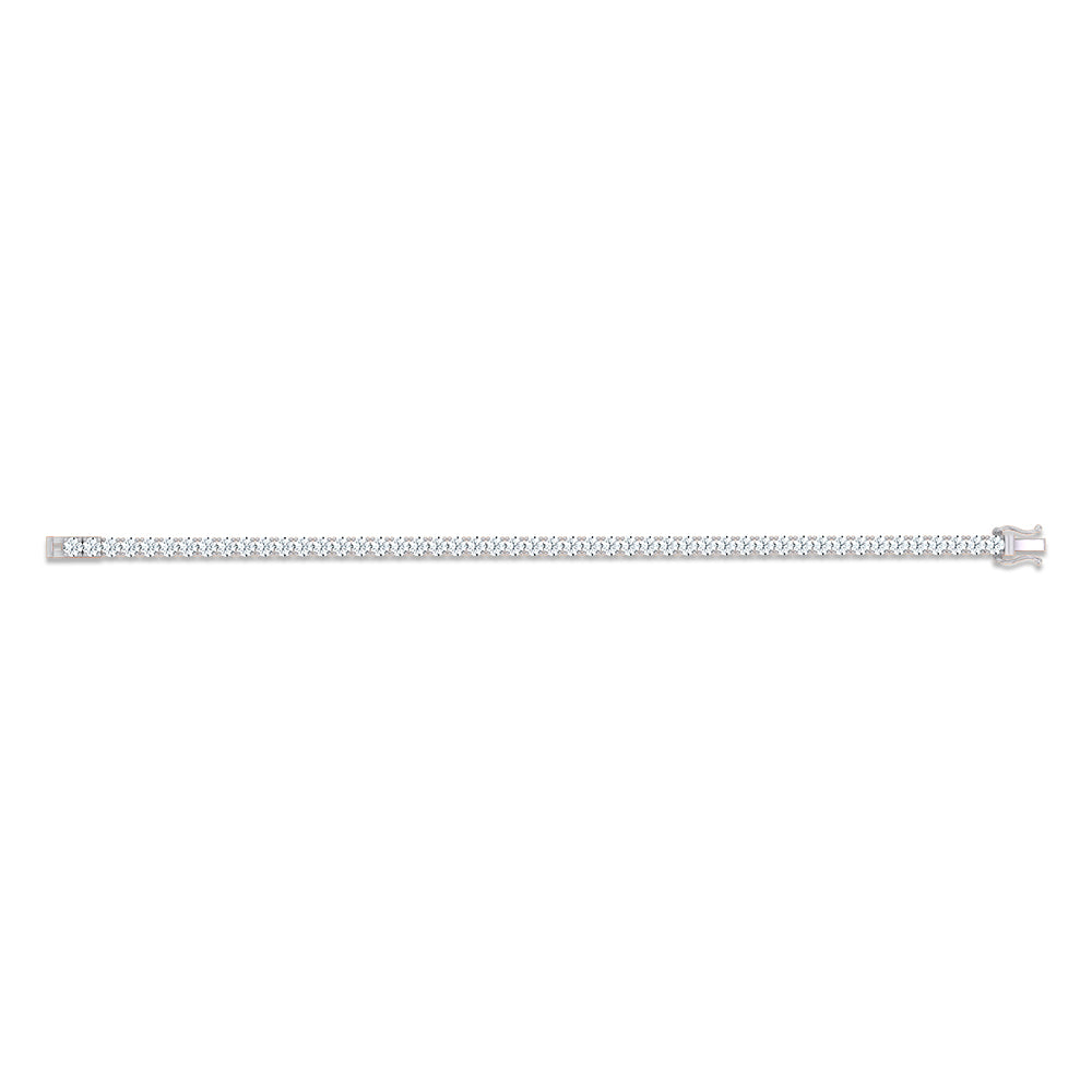 7.04 ct Lab Grown Diamond Bracelet in 14K Gold