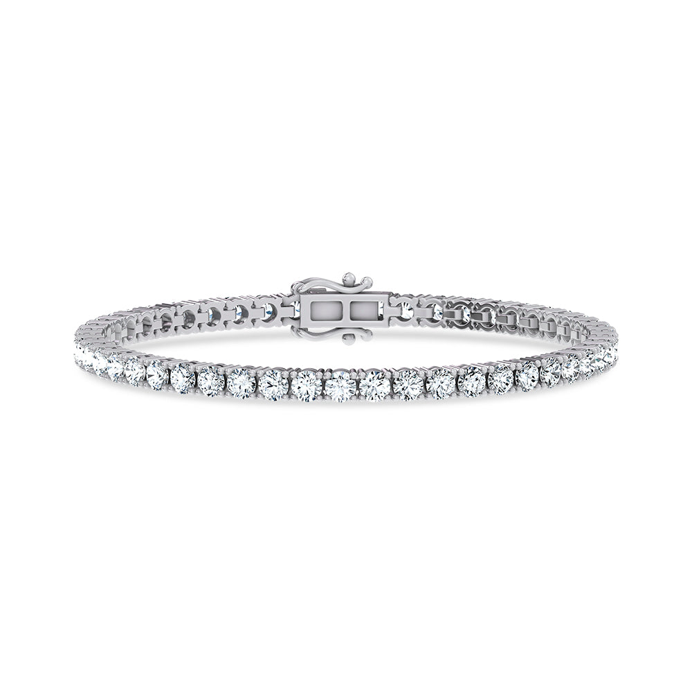 7.04 ct Lab Grown Diamond Bracelet in 14K Gold