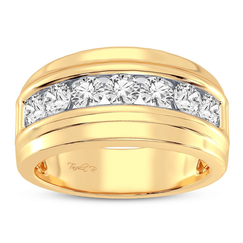 1.50 ct Men's Diamond Band in 14K Gold