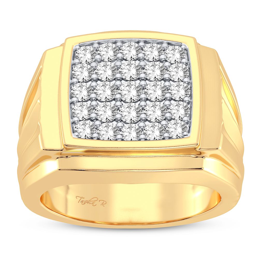1.00 ct Men's Diamond Ring in 14K Gold