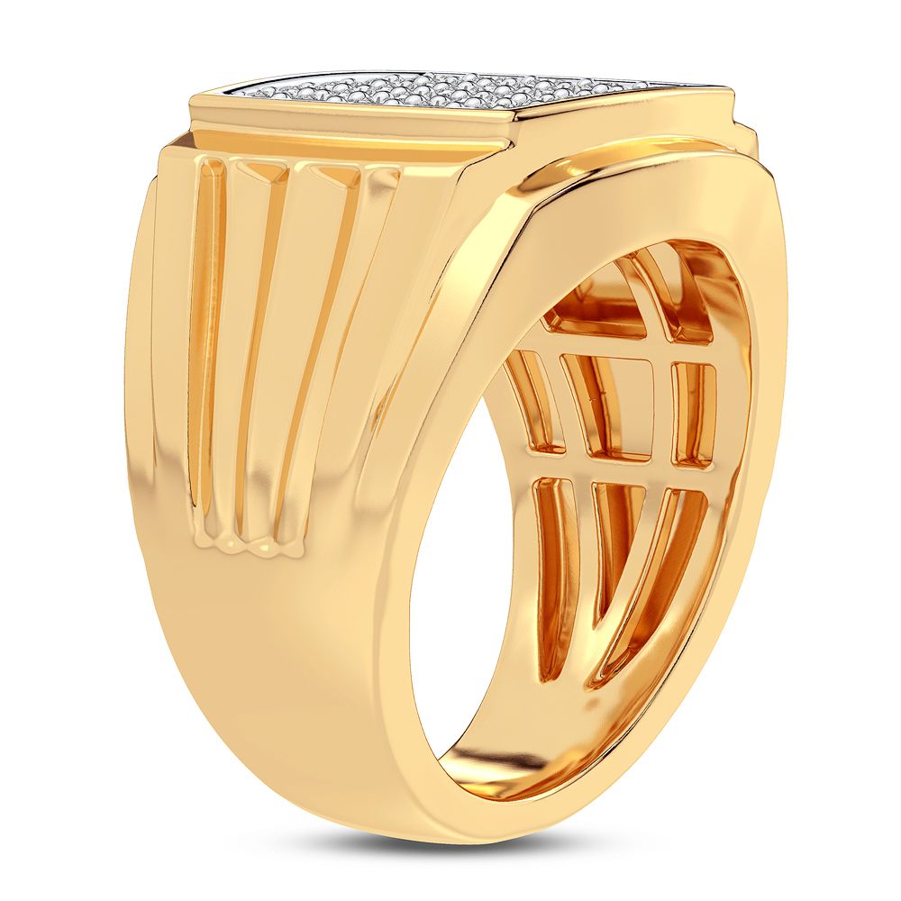 1.00 ct Men's Diamond Ring in 14K Gold