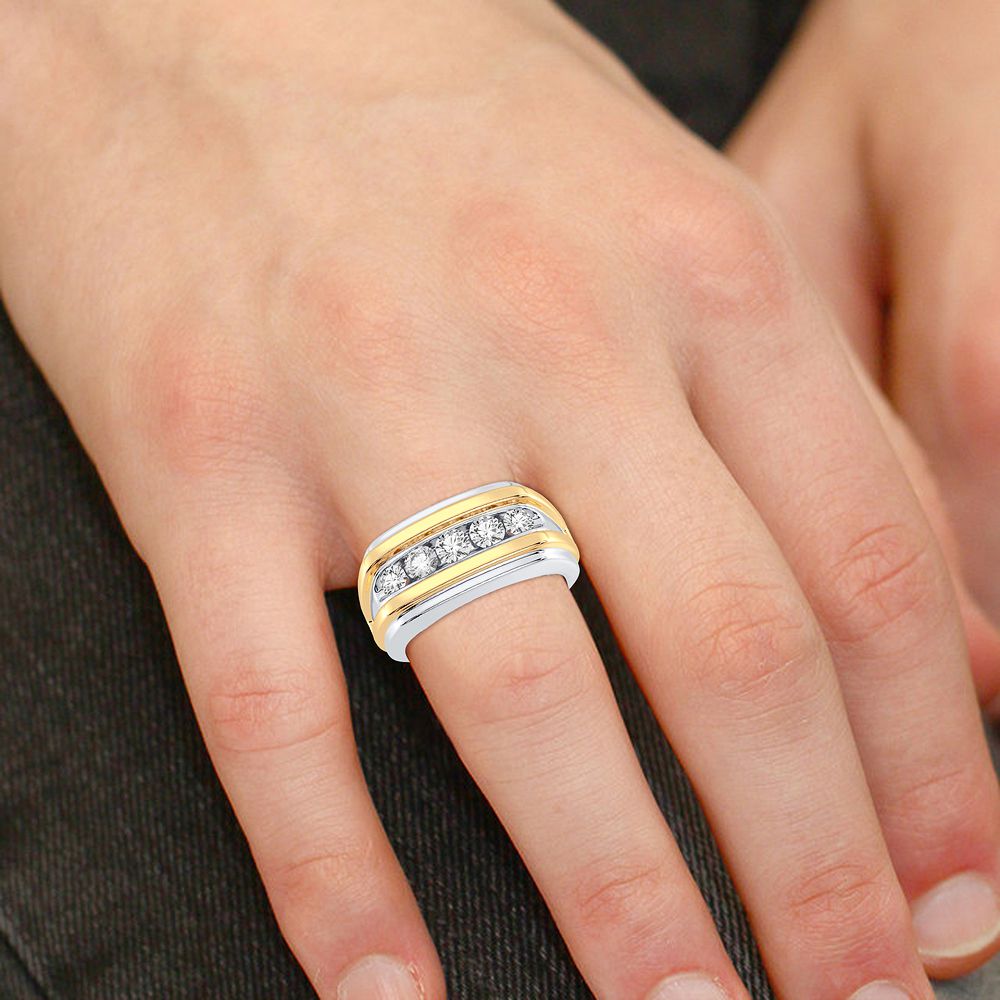 0.50 ct Men's Diamond Ring in 14K Gold