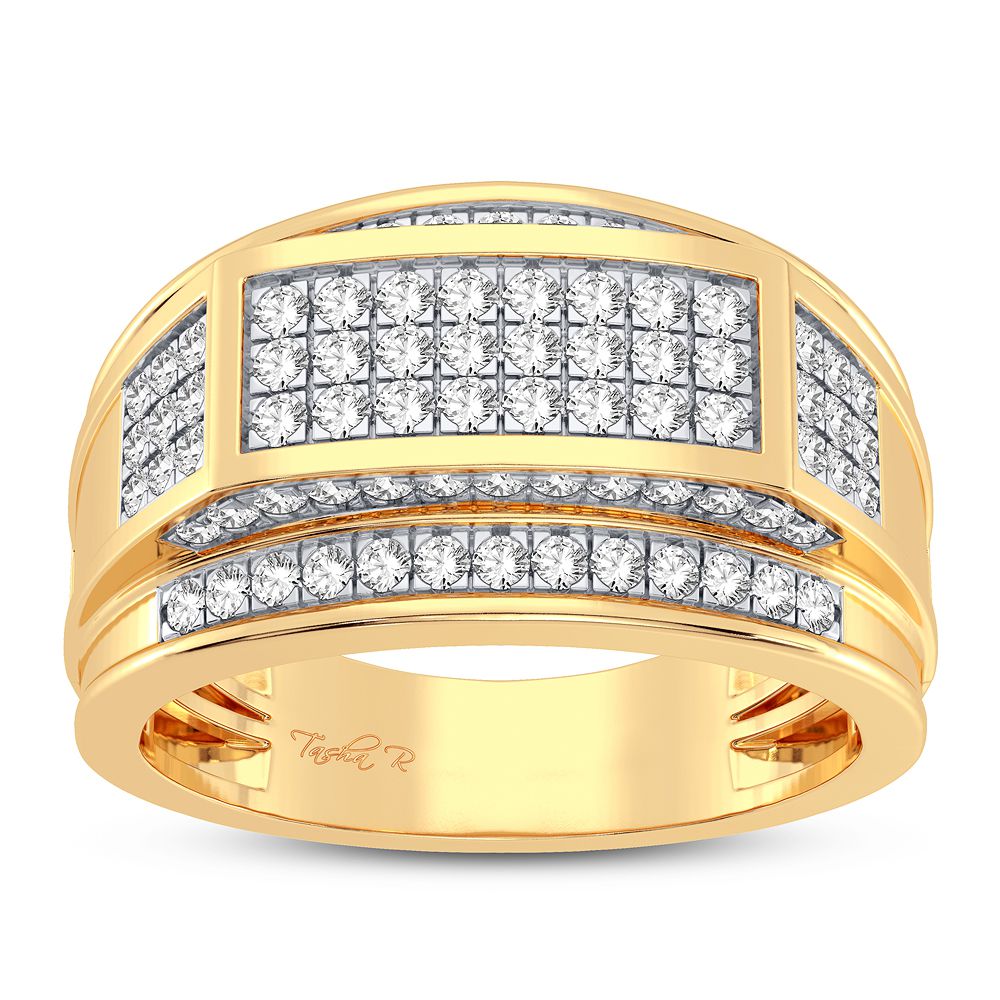 1.00 ct Men's Diamond Ring in 14K Gold
