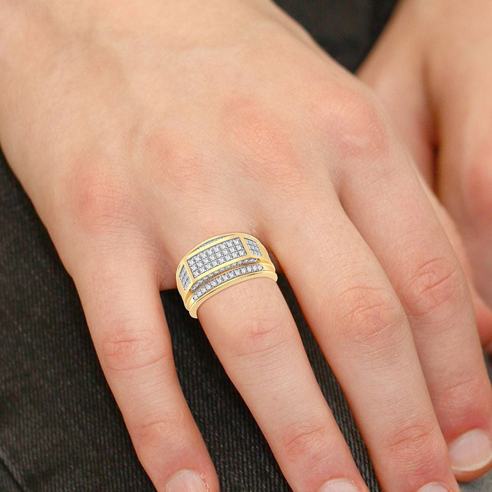 1.00 ct Men's Diamond Ring in 10K Gold