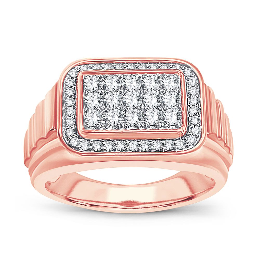 0.75 ct Men's Diamond Ring in 14K Gold