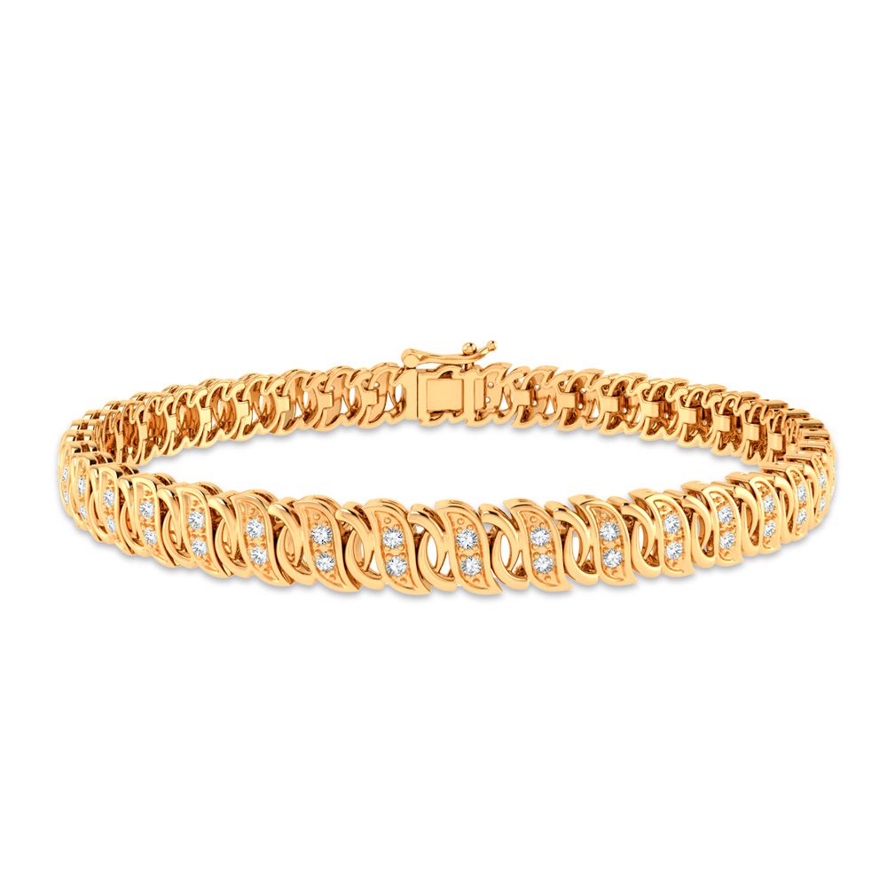 0.50 ct Diamond Bracelet in 14K Gold