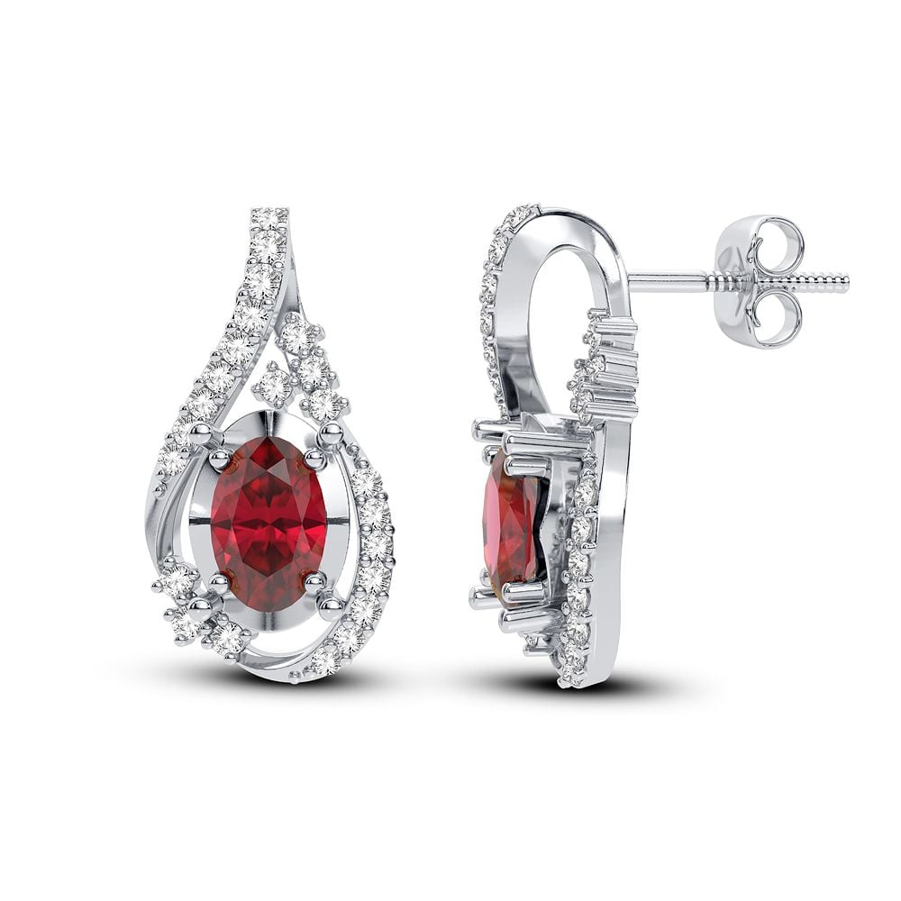 0.16 ct Diamond Earrings in 14K Gold