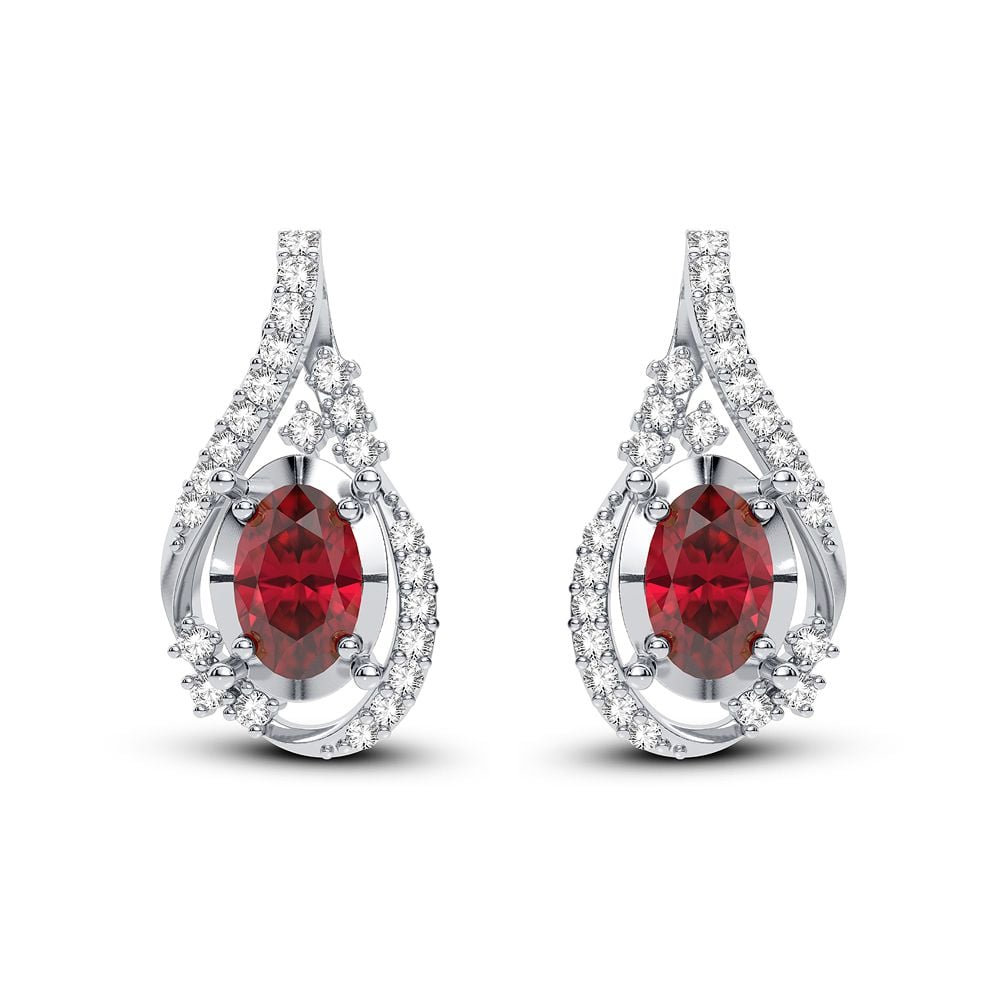 0.16 ct Diamond Earrings in 14K Gold