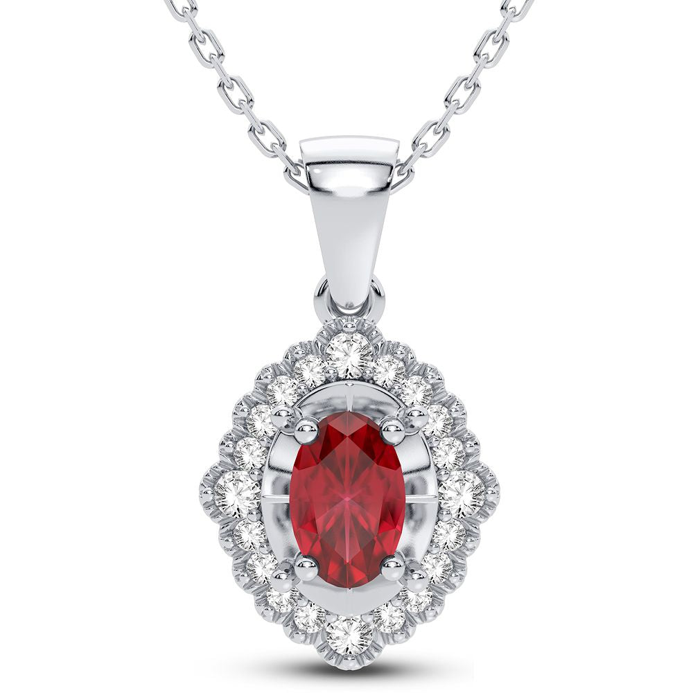 0.12 ct Diamond Pendant in 14K Gold