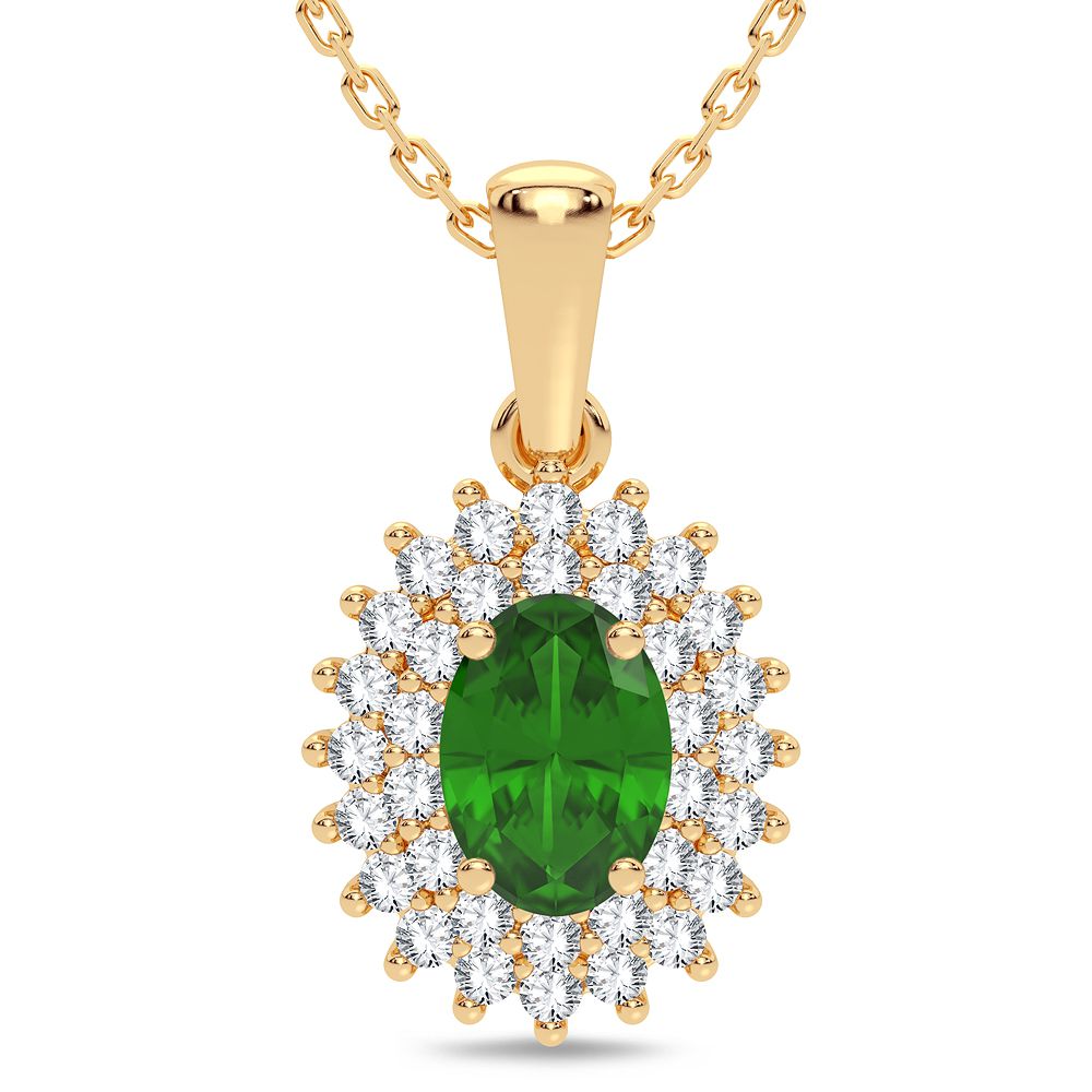 0.25 ct Diamond Pendant in 14K Gold
