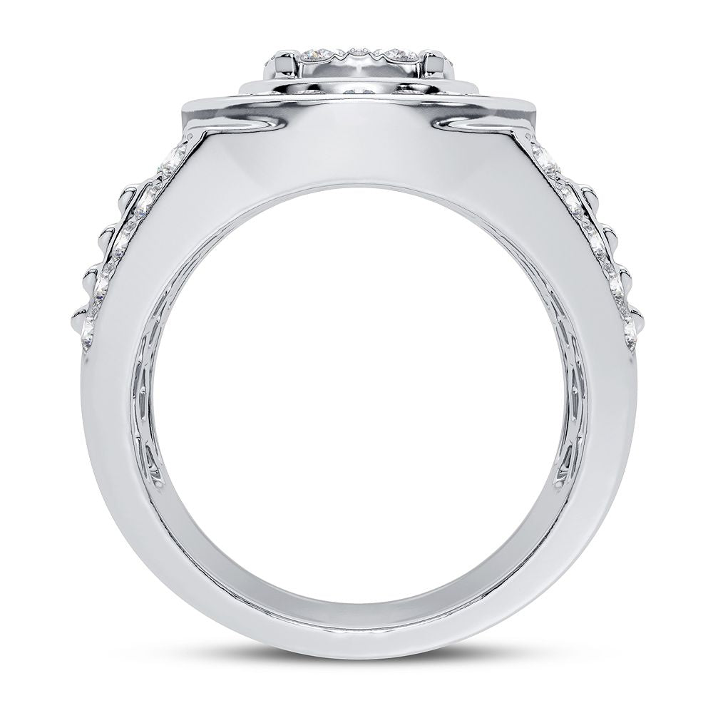 2.33 ct Men's Diamond Ring in 14K Gold