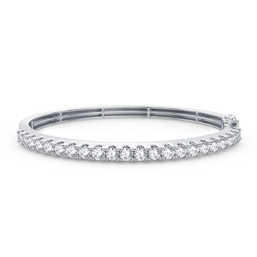 2.50 ct Diamond Bangle in 14K Gold