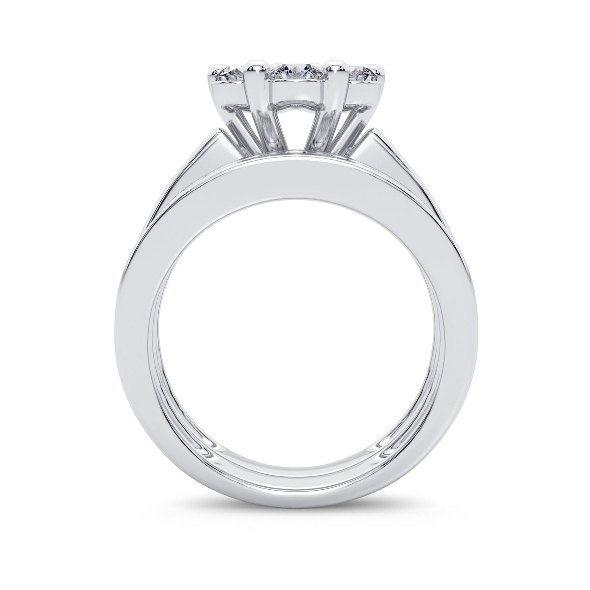 2.00 ct Diamond Bridal Ring in 14K Gold