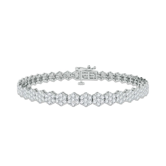 4.00 ct Diamond Bracelet in 14K Gold