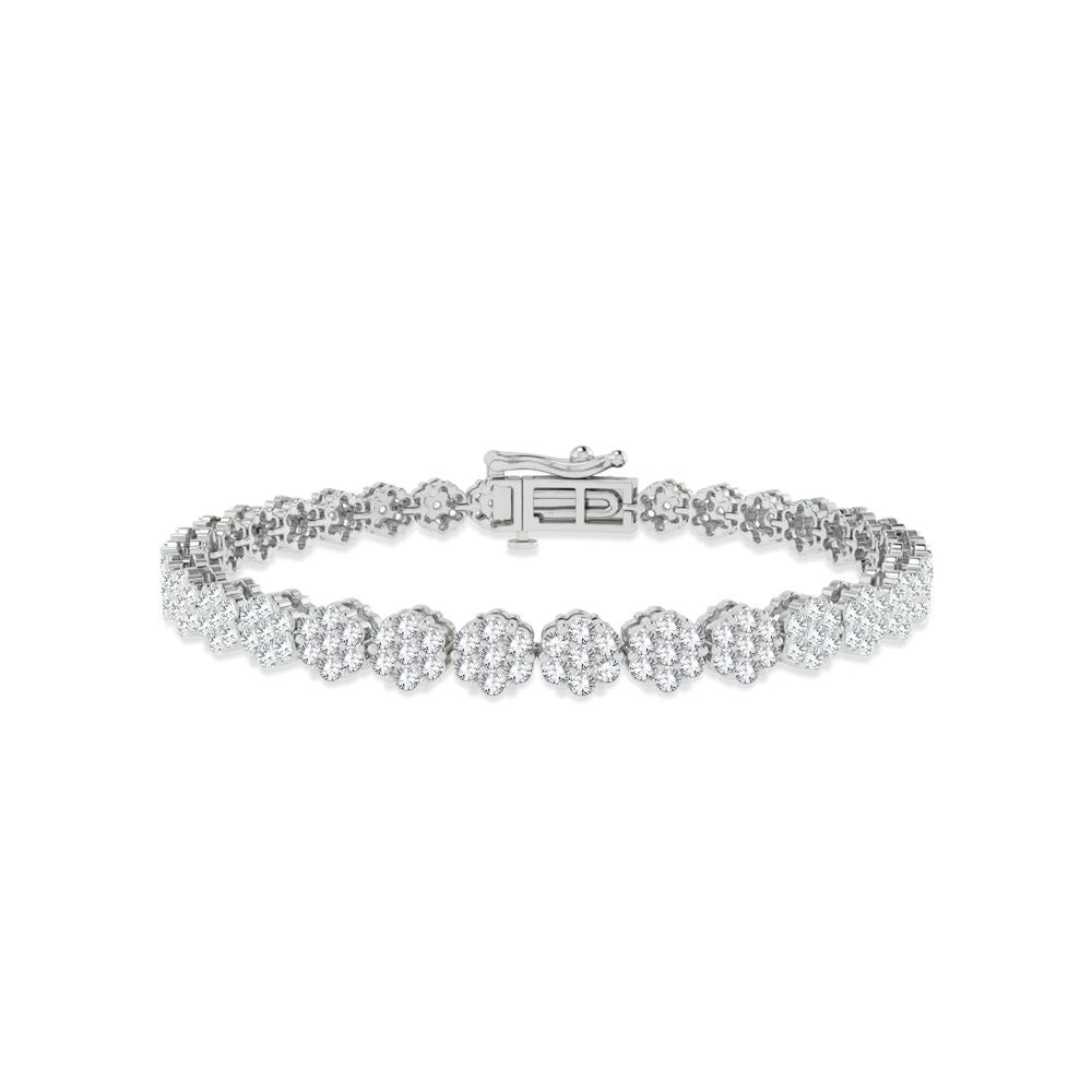 5.00 ct Diamond Bracelet in 14K Gold