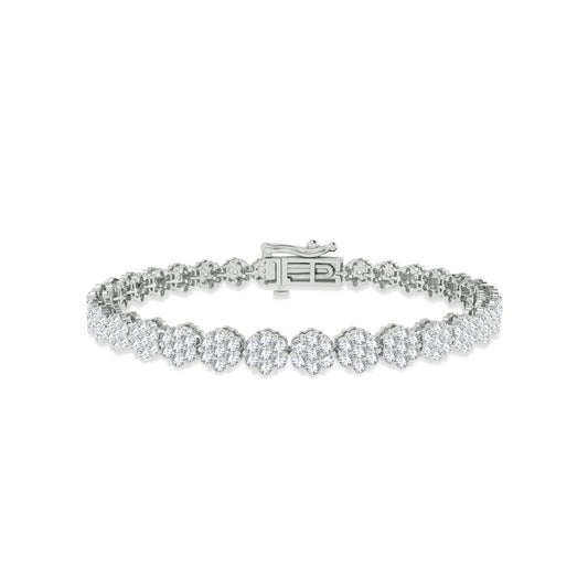 5.00 ct Diamond Bracelet in 14K Gold