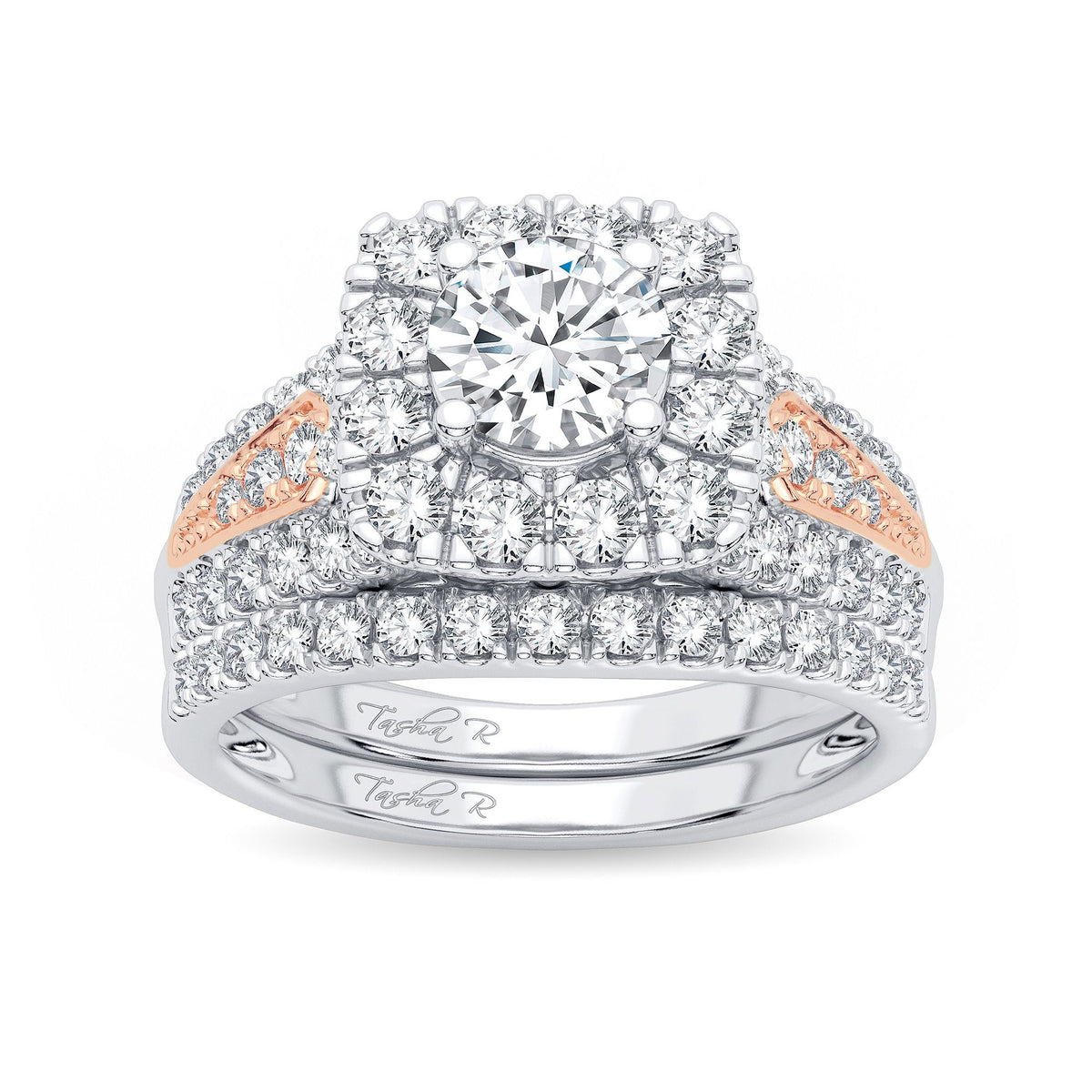 2.00 ct Diamond Bridal Ring in 14K Gold