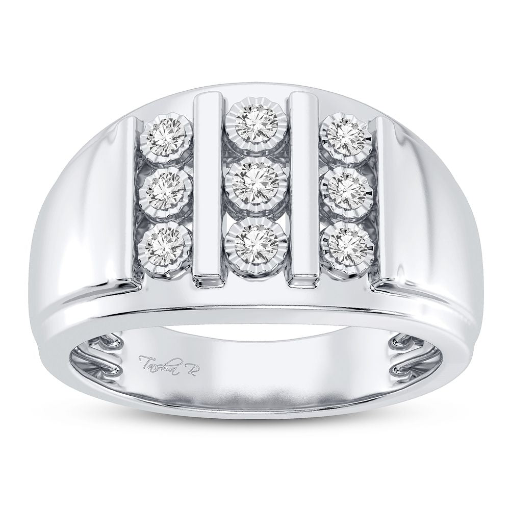 0.50 ct Men's Diamond Ring in 14K Gold