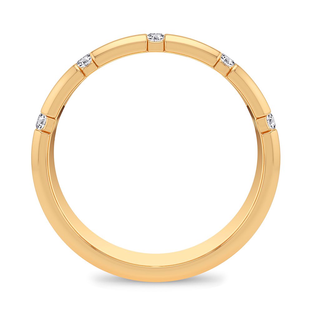 0.33 ct Men's Diamond Band in 14K Gold