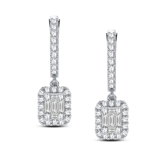 1.00 ct Diamond Earrings in 14K Gold