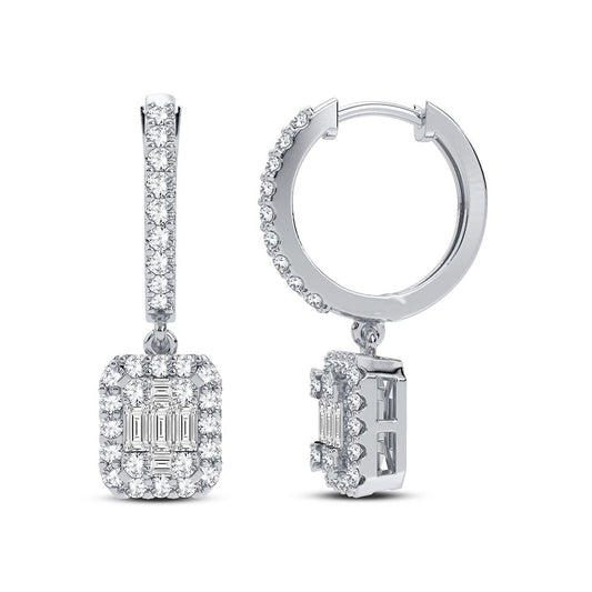 1.00 ct Diamond Earrings in 14K Gold