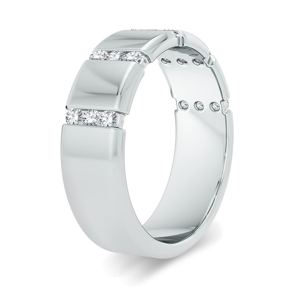 0.33 ct Men's Diamond Band in 14K Gold