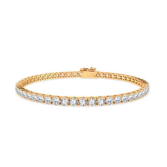 5.00 ct Diamond Bracelet in 14K Gold