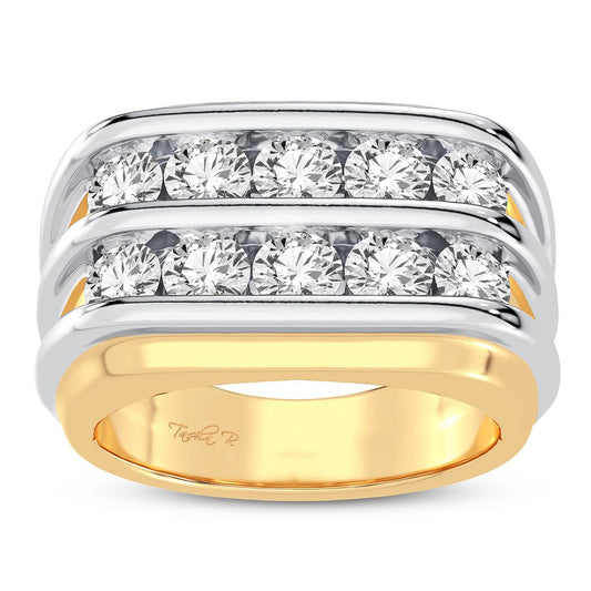 2.00 ct Men's Diamond Ring in 14K Gold