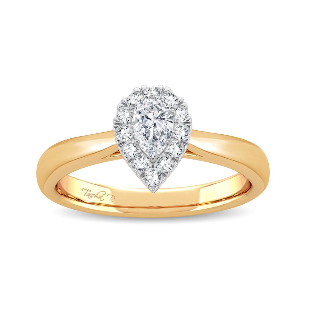 0.33 ct Diamond Promise Ring in 14K Gold