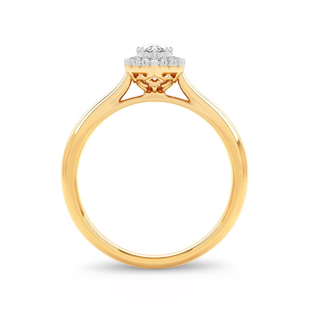0.33 ct Diamond Promise Ring in 14K Gold