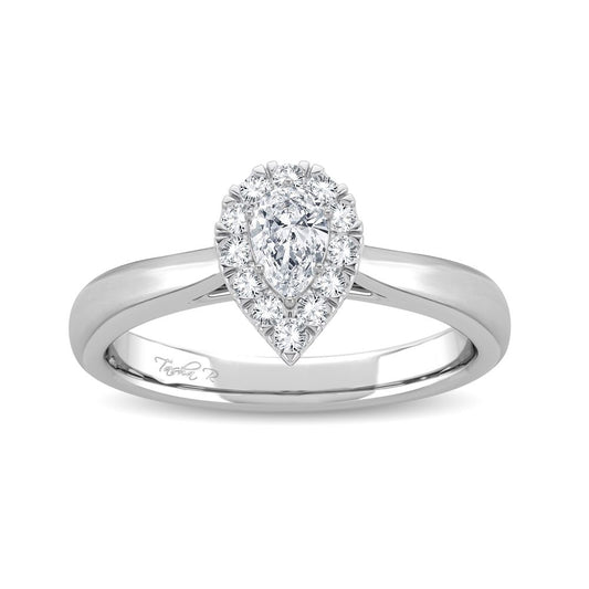 0.33 ct Diamond Promise Ring in 14K Gold