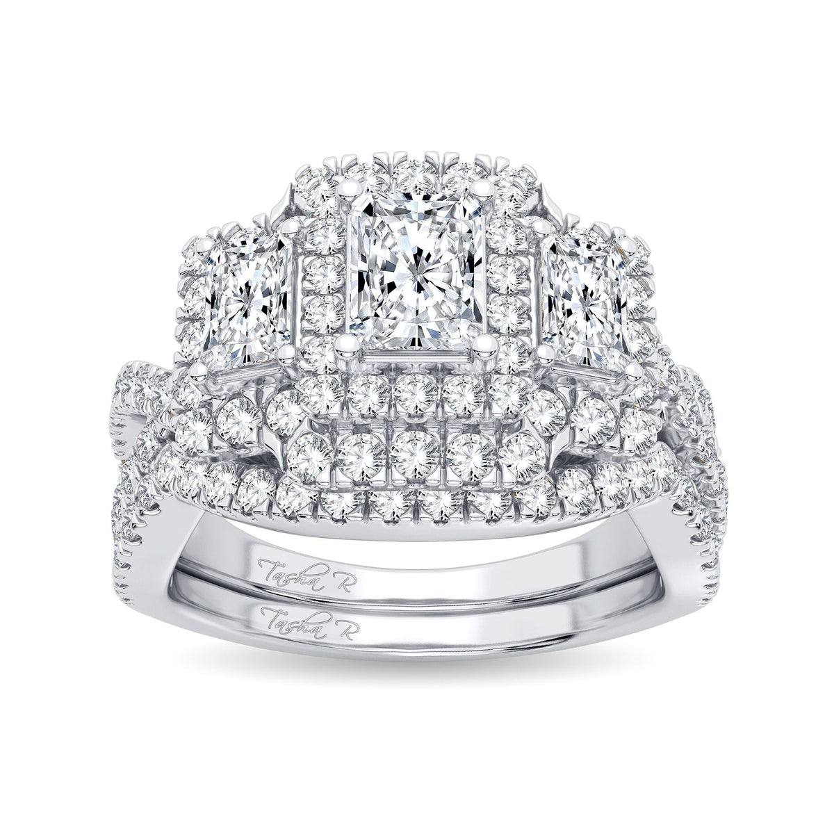 2.00 ct Diamond Bridal Ring in 14K Gold