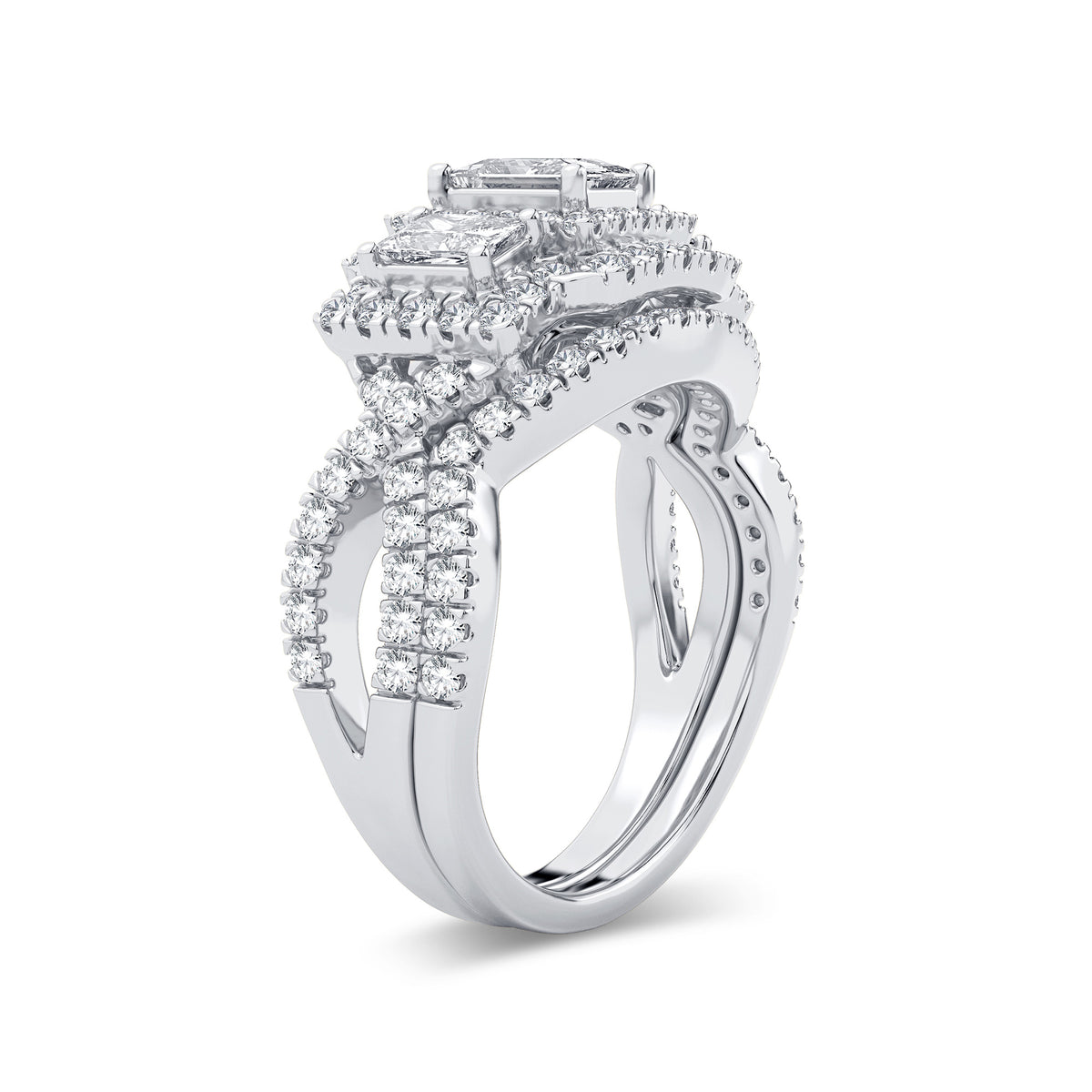 2.00 ct Diamond Bridal Ring in 14K Gold
