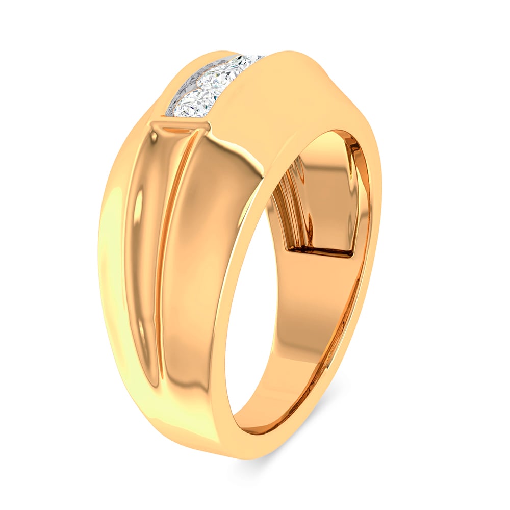 0.25 ct Men's Diamond Band in 14K Gold