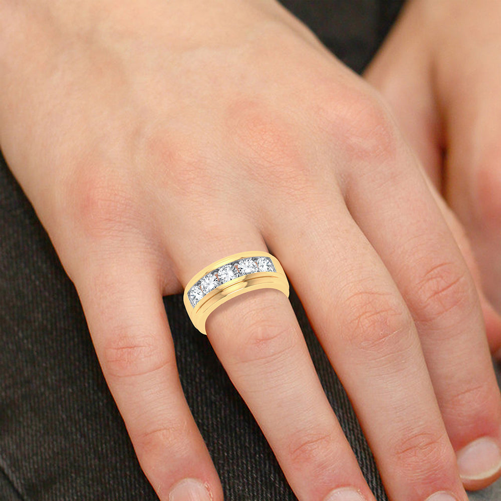 2.00 ct Men's Diamond Ring in 14K Gold