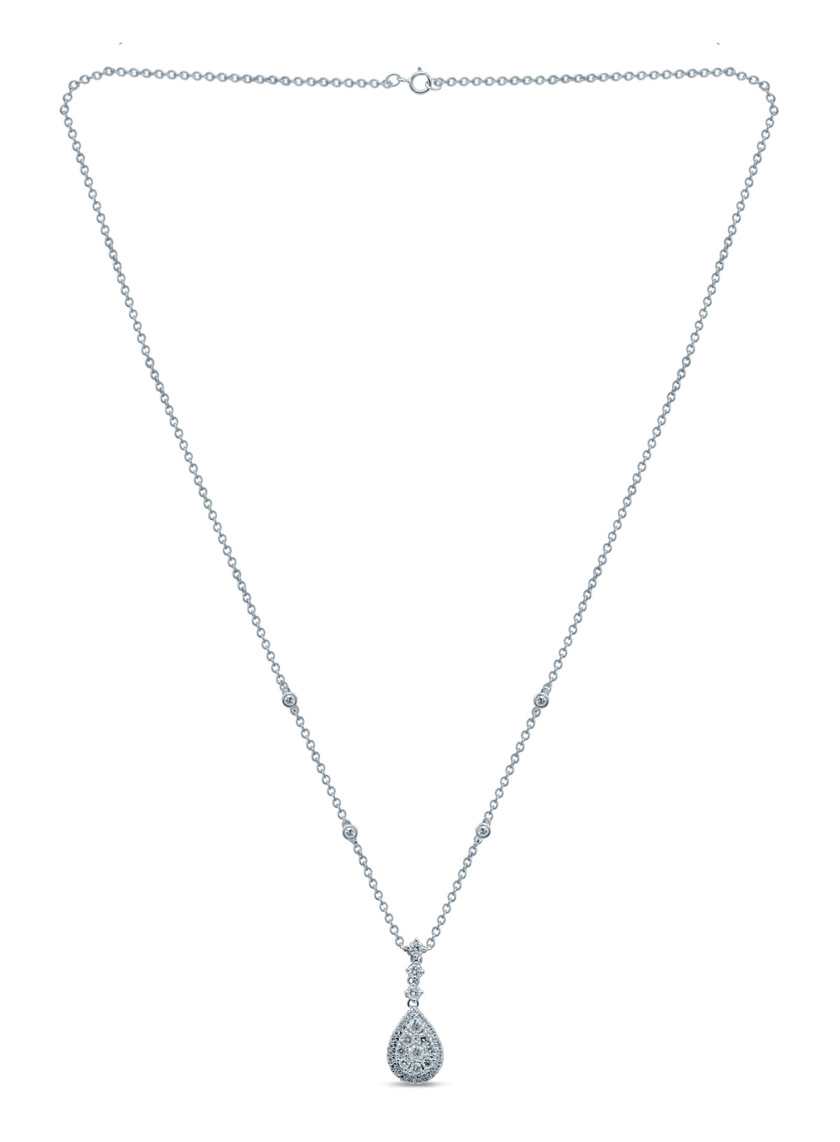 1.00 ct Diamond Necklace in 14K Gold