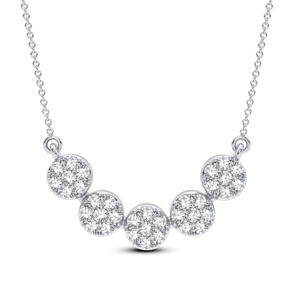 0.75 ct Diamond Necklace in 14K Gold