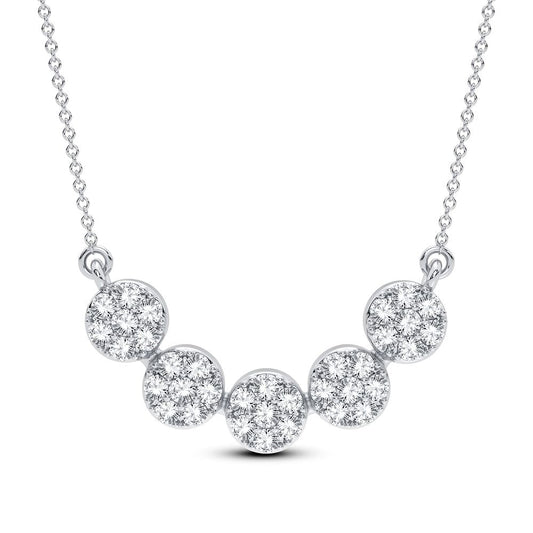 0.75 ct Diamond Necklace in 14K Gold