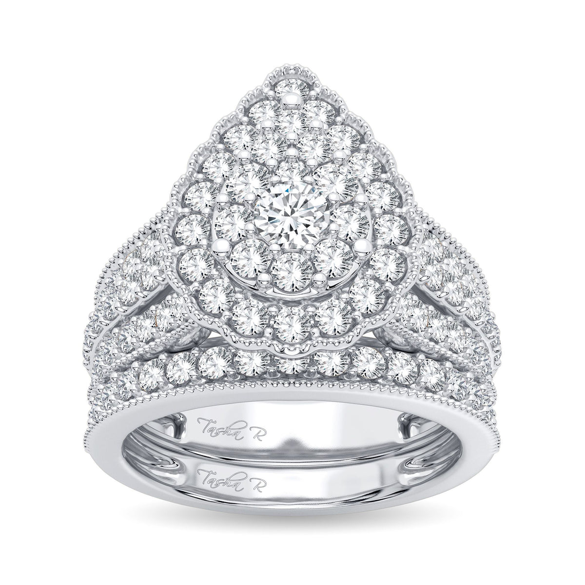 2.00 ct Diamond Bridal Ring in 14K Gold