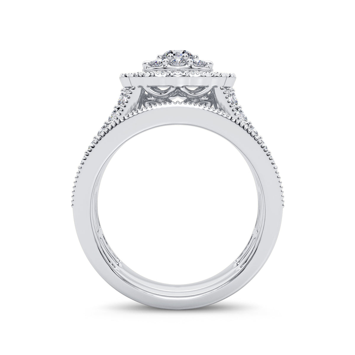 2.00 ct Diamond Bridal Ring in 14K Gold