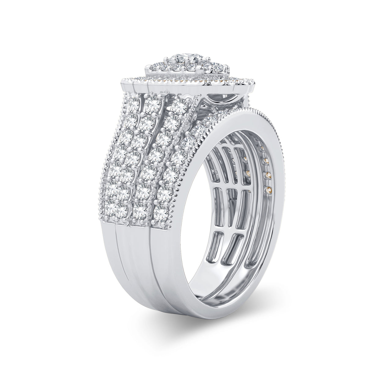 2.00 ct Diamond Bridal Ring in 14K Gold