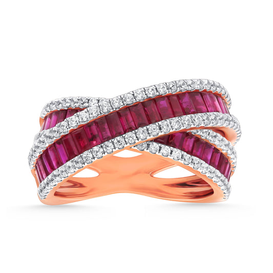 0.83 ct Diamond Band in 14K Gold