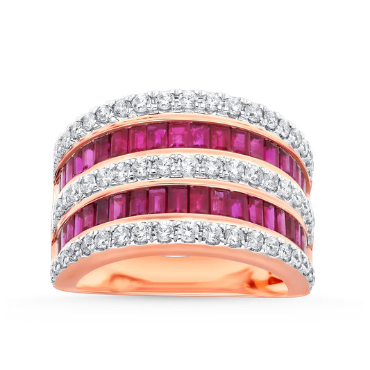 1.11 ct Diamond Band in 14K Gold