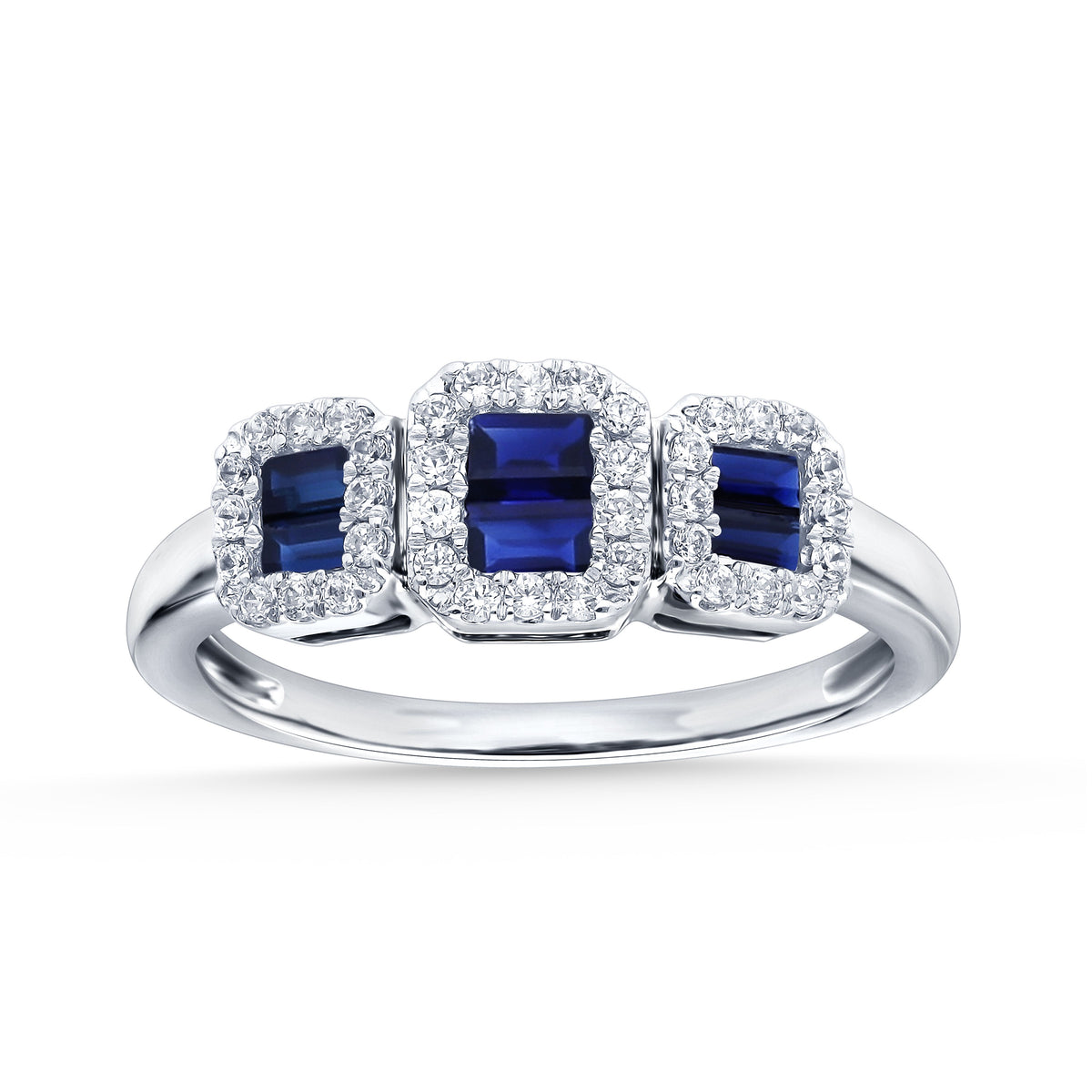 0.22 ct Sapphire & Diamond Ring in 14K Gold